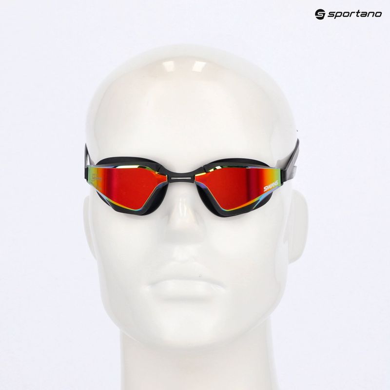 SWANS BG-SR-72M blackened/ shadow mirror swimming goggles 7