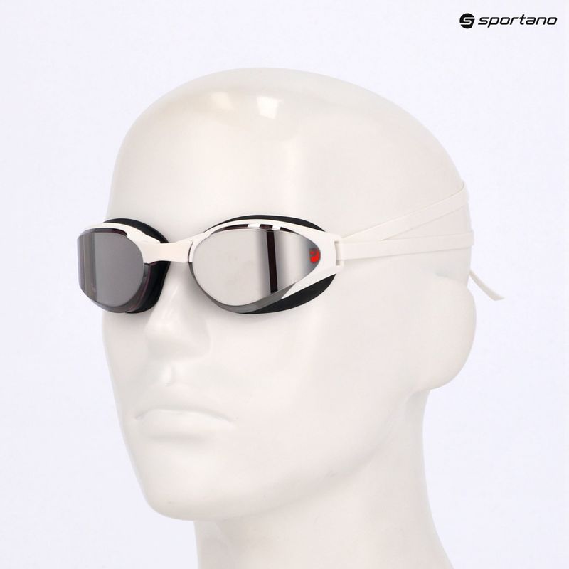 SWANS Ascender SR81M PAF lavender/ silver mirror swimming goggles 7