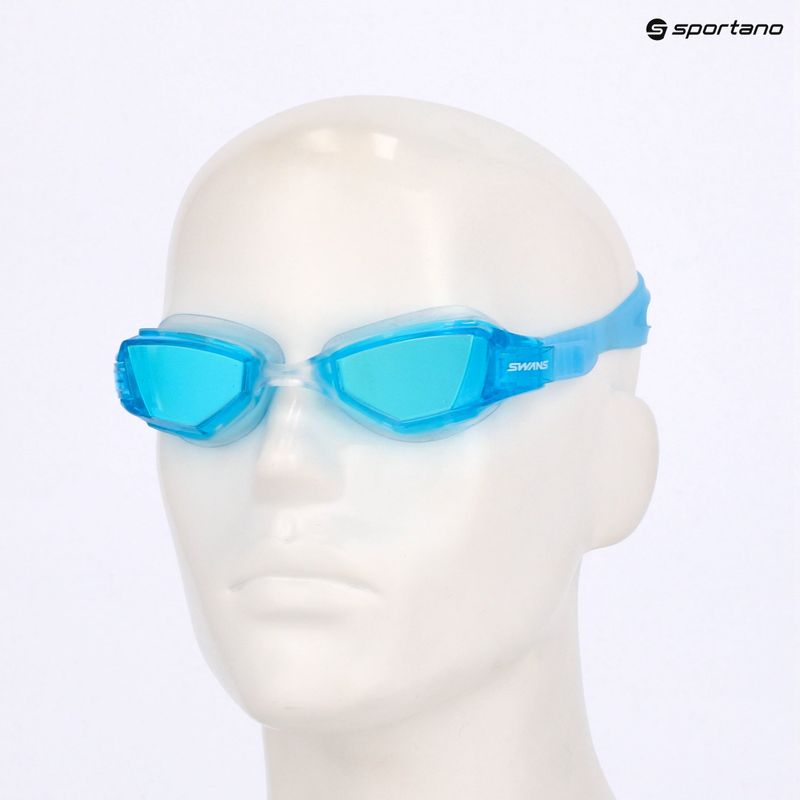 SWANS Seven OWS-1MIT sky blue/green mirror swimming goggles 7