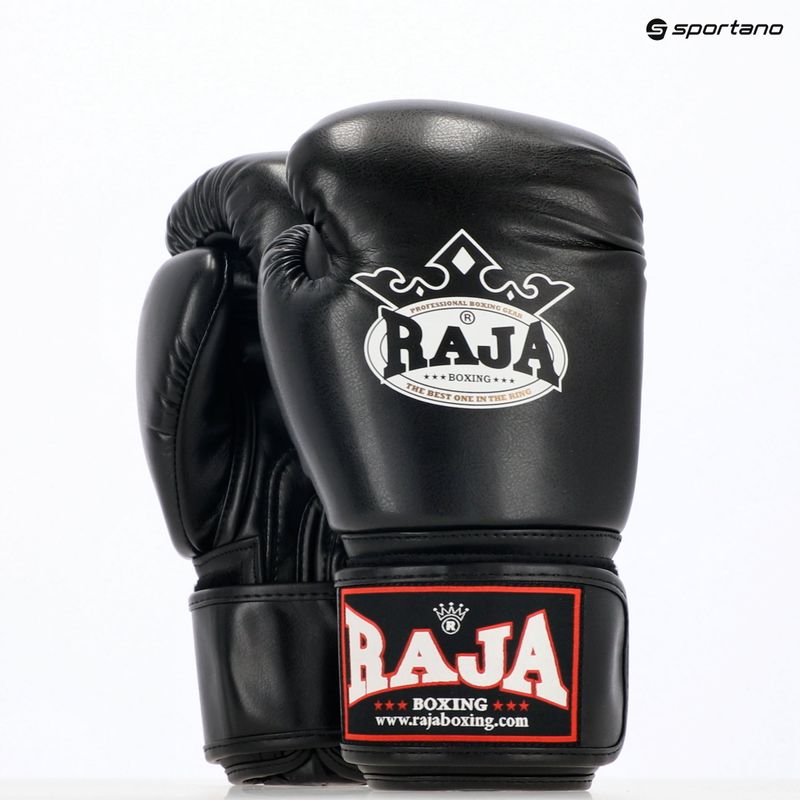 Boxing gloves RAJA BOXING Single Semi Leather black 8