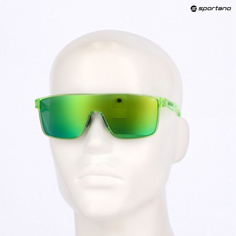 Tifosi Sanctum hyper lime/green mirror sunglasses 6