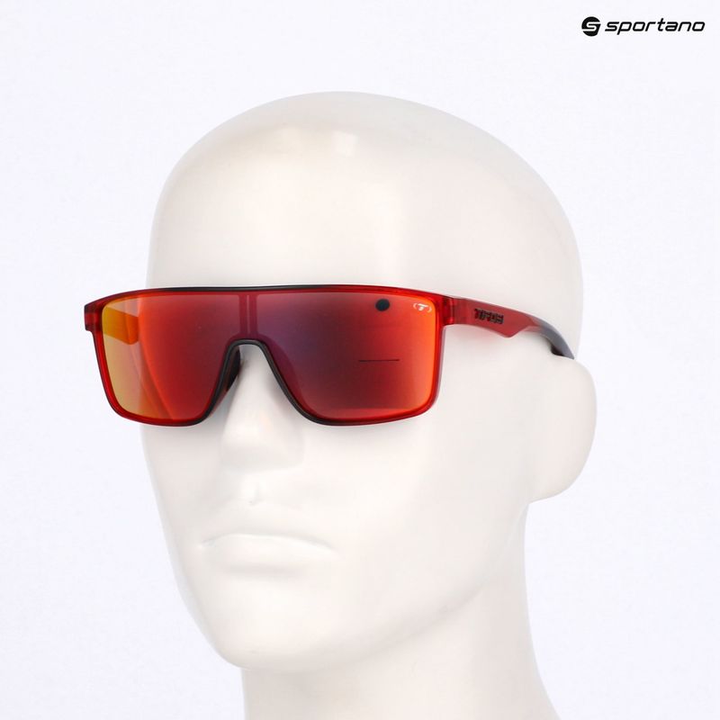 Tifosi Sanctum crystal red fade/smoke red sunglasses 9