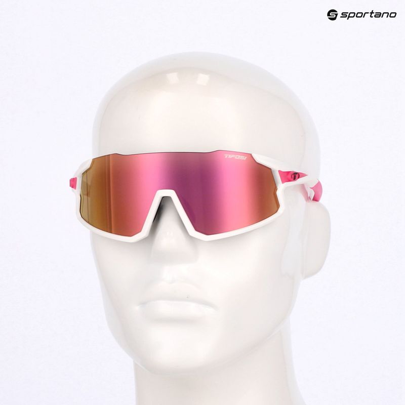Tifosi Stash Clarion race pink/pink/ac red/clear sunglasses 8