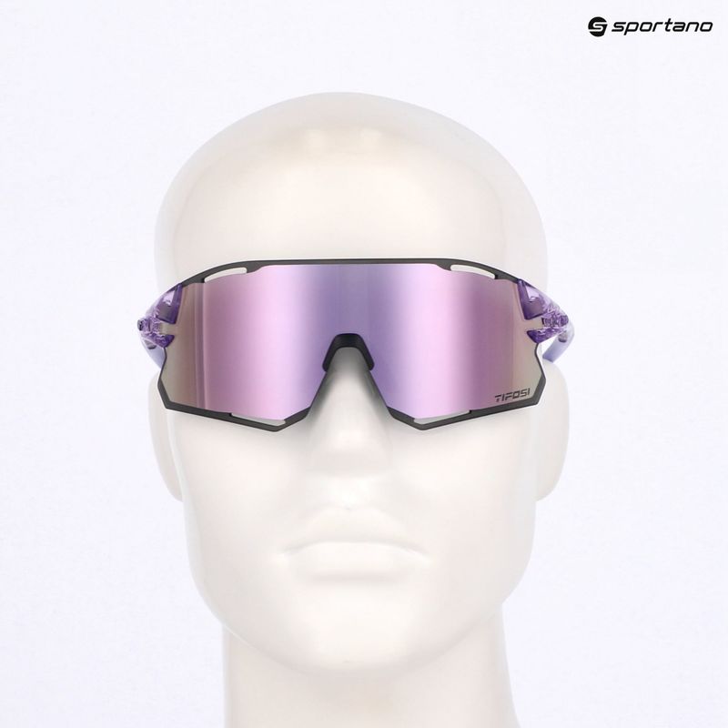 Tifosi Rail Race Clarion crystal purple/clarion purple/clear sunglasses 8