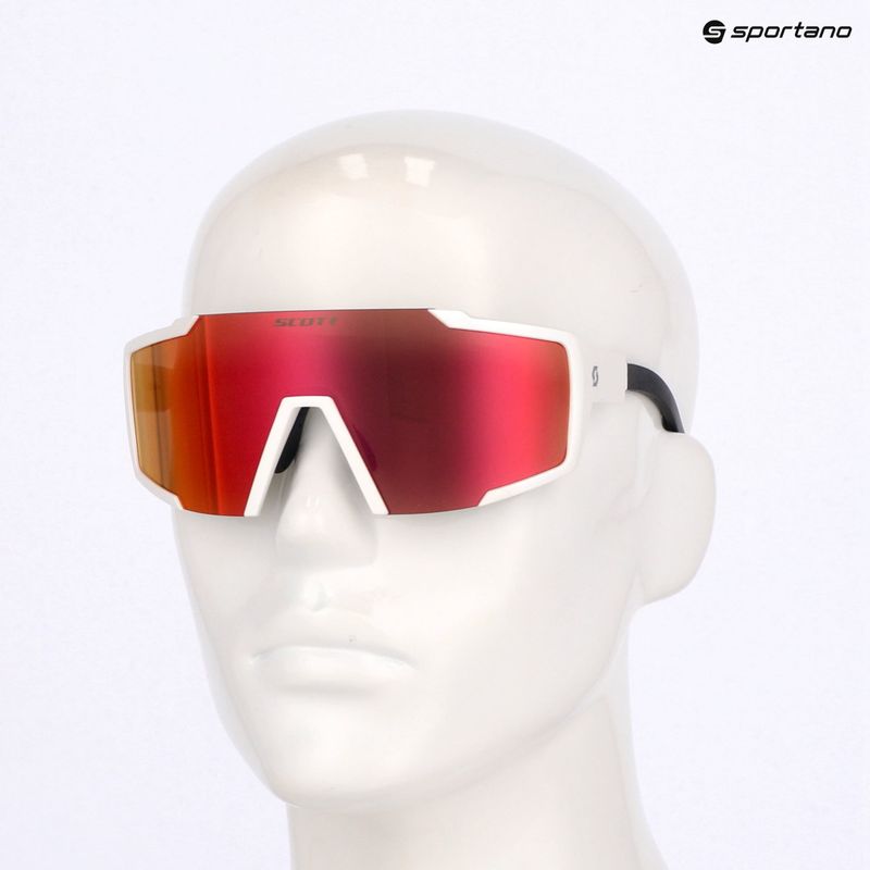 SCOTT Shield Compact white matt/red chrome sunglasses 7