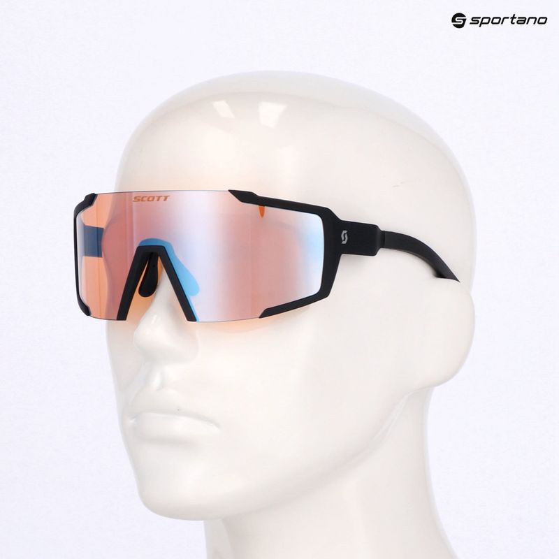 SCOTT Shield black matt/blue chrome enhancer sunglasses 7