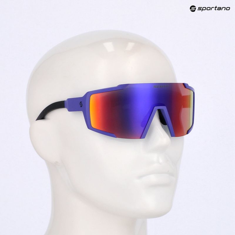 SCOTT Shield Compact ultra purple/teal chrome sunglasses 7