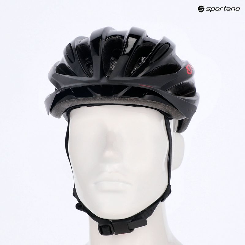 Giro Revel black bright red bike helmet 11