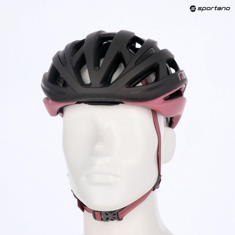 Giro Helios Spherical MIPS bicycle helmet matallic coal/dusty rose 13
