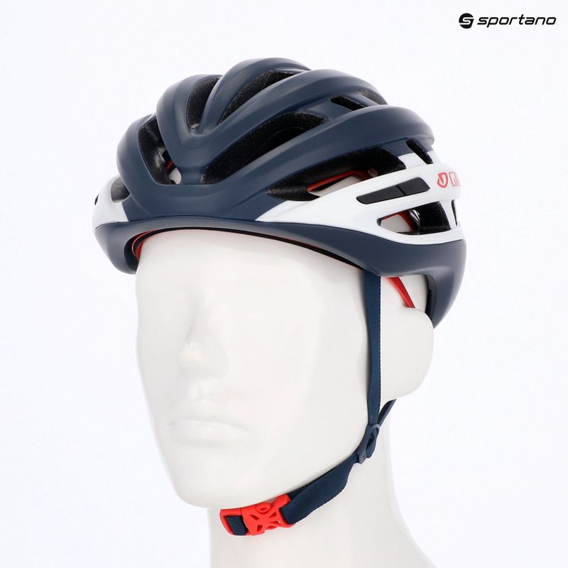Giro Agilis Integrated MIPS matte midnight white/red bike helmet 13