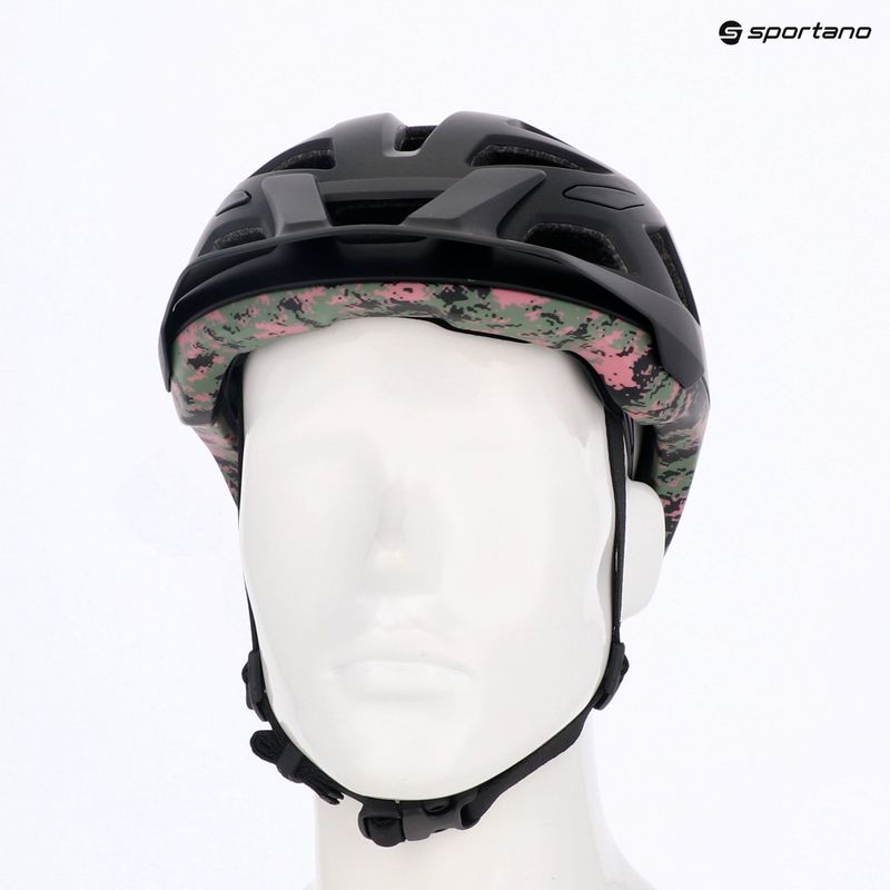 Giro Helios Spherical MIPS bicycle helmet matallic coal/dusty rose 13