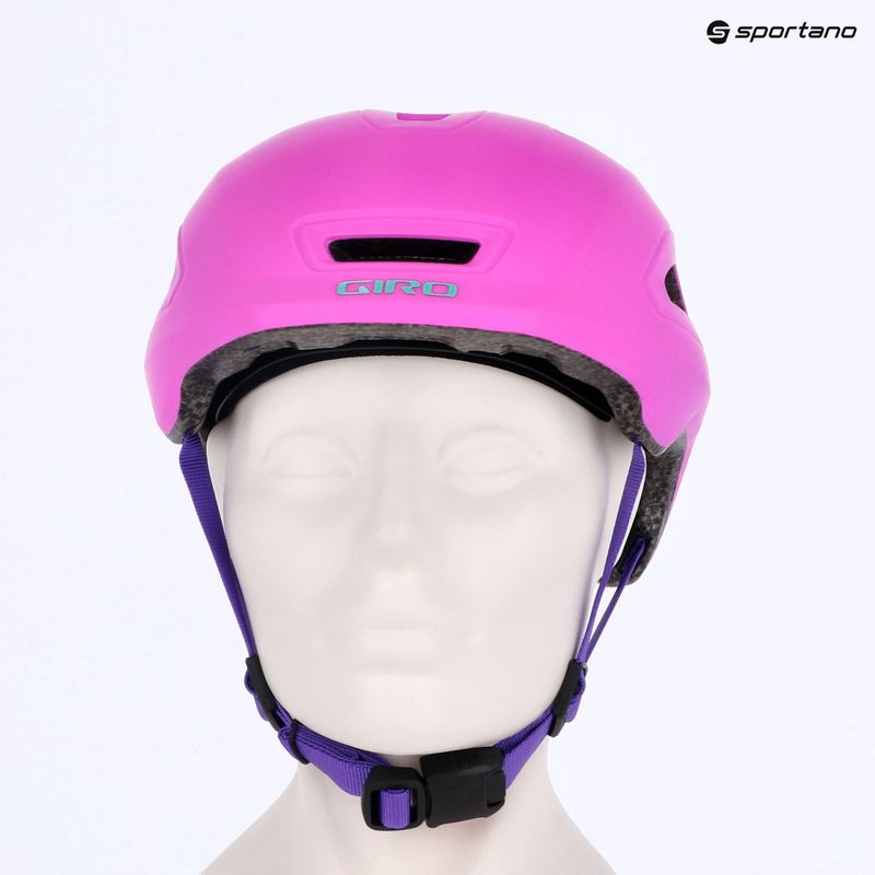 Children's bicycle helmet Giro Scamp II Jr matte purple 13