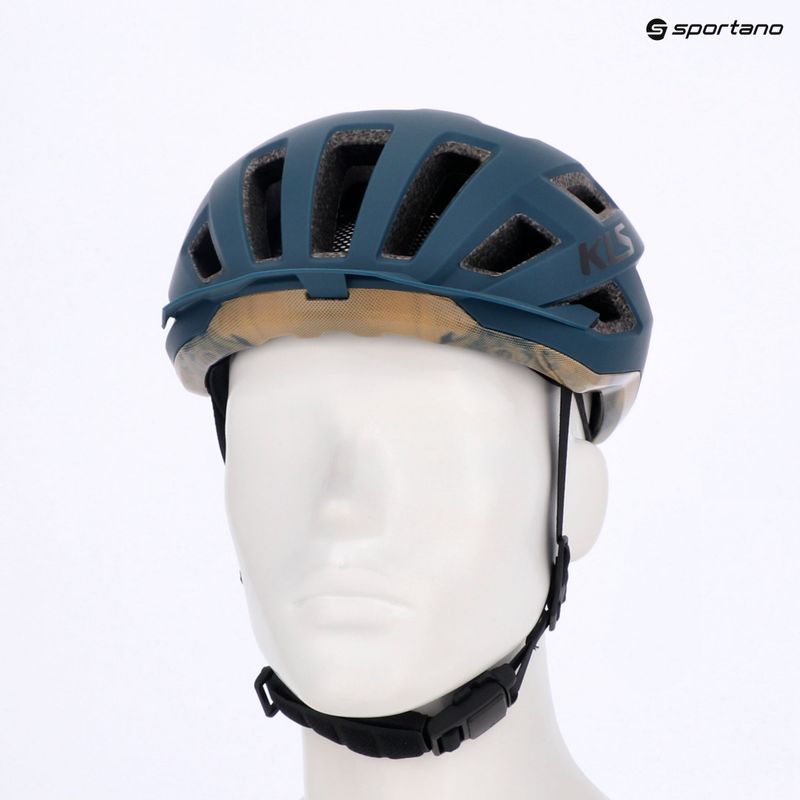 Kellys Dynamic II thunderstorm blue bicycle helmet 9