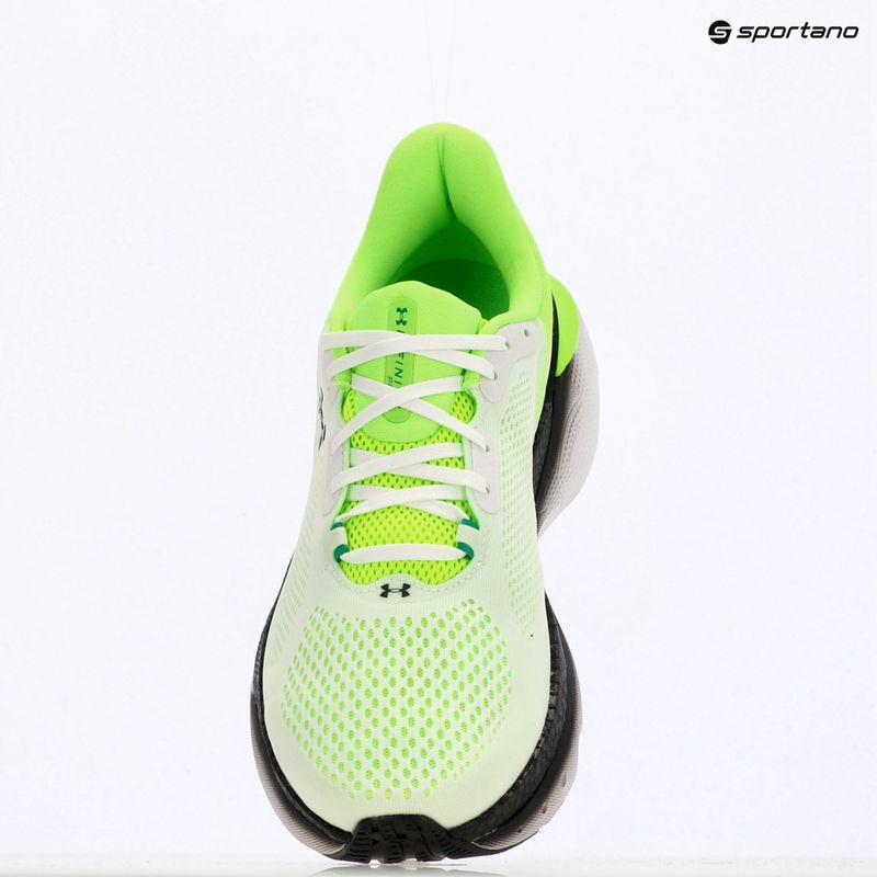 Men's running shoes Under Armour Innfinite Pro 2 white/hyper green/black 9