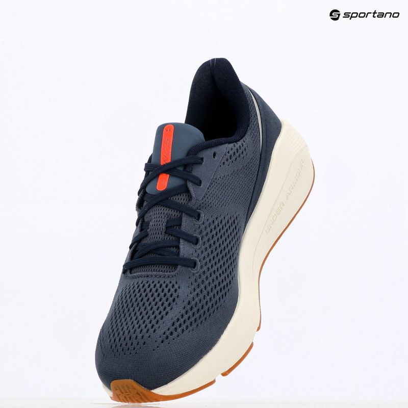 Men's running shoes Under Armour Sonic 7 downpour gray/white quartz/midnight navy 9