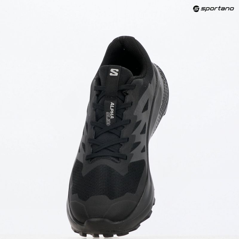 Men's running shoes Salomon Alphaglide black/asphalt/black 9
