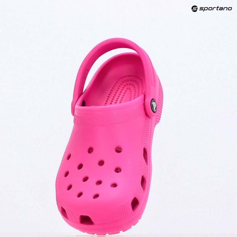 Crocs Classic pink crush flip-flops 8