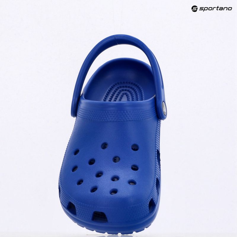 Crocs Classic blue bolt flip-flops 8