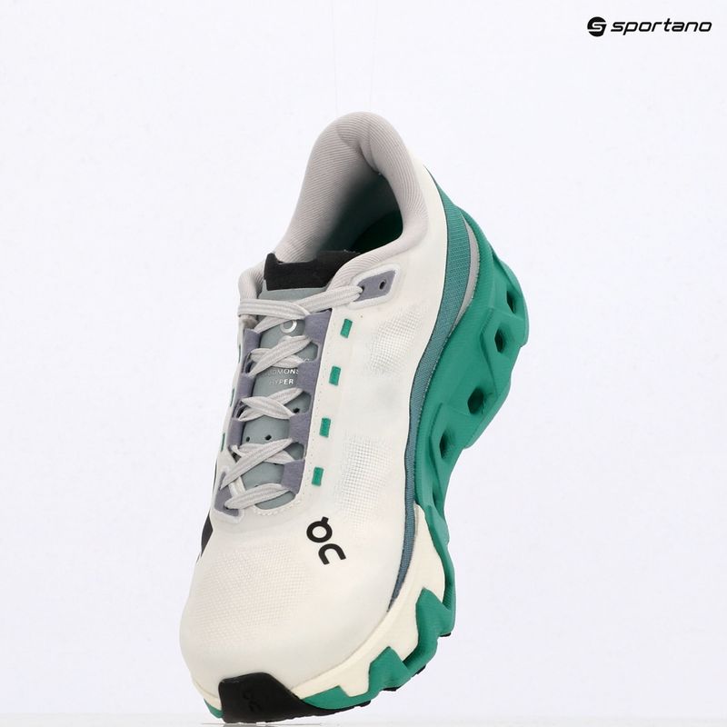 Women's running shoes On Cloudmonster Hyper white/mint 9