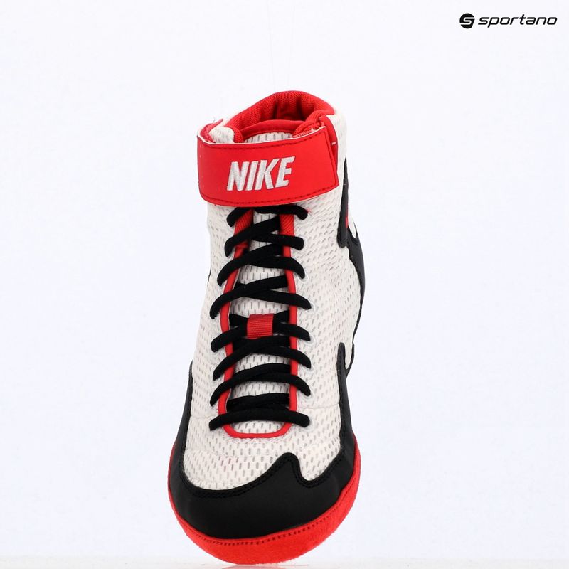 Wrestling shoes Nike Inflict 3 white/red/black 9