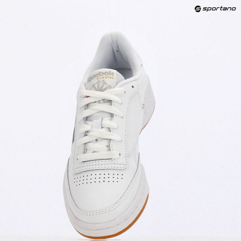Women's shoes Reebok Club C 85 white/light grey/gum 9