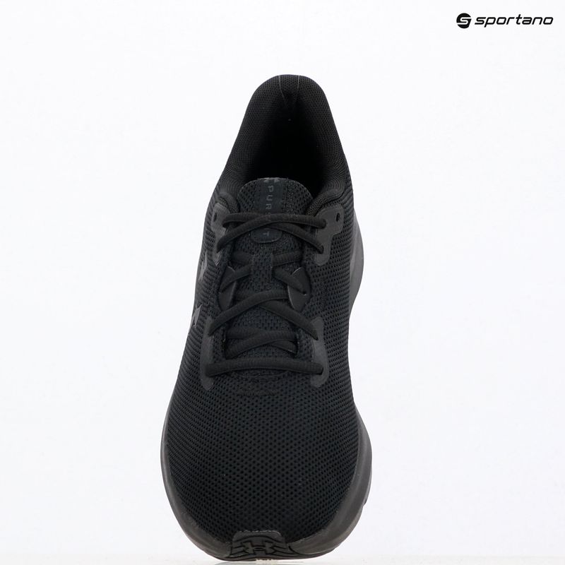Men's running shoes Under Armour Charged Pursuit 4 black/black/black 9