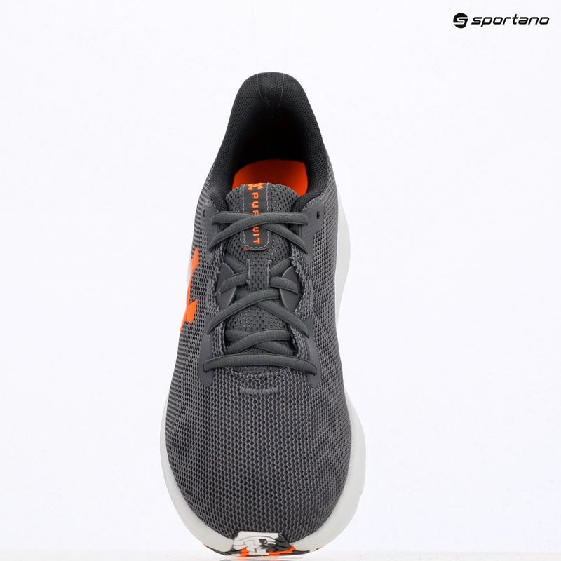 Men's running shoes Under Armour Charged Pursuit 4 castlerock/anthracite/blaze orange 9