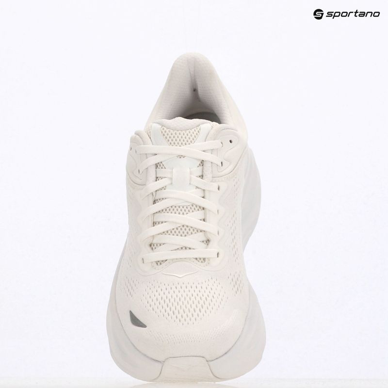 Men's running shoes HOKA Bondi 9 white/white 9