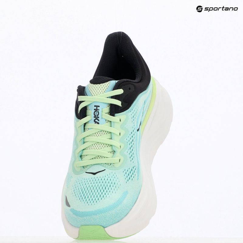 Men's running shoes HOKA Bondi 9 luna moth/black 17