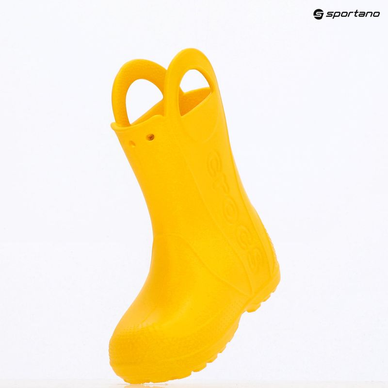 Children's wellingtons Crocs Handle It Rain Boot Kids yellow 9