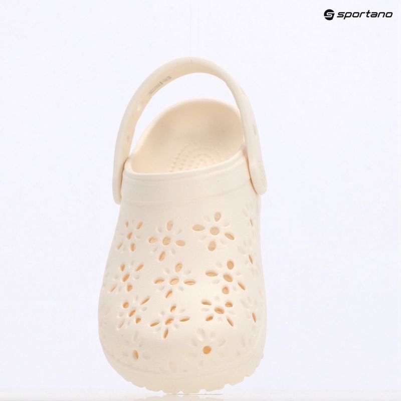 Children's clogs Crocs Classic Floral Cutout Clog Kids chalk 10