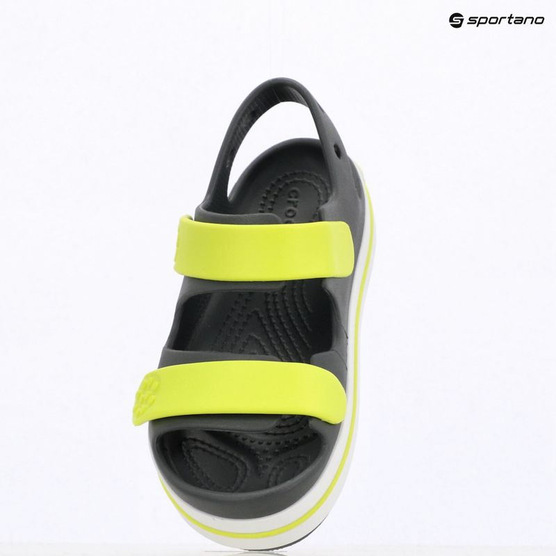 Children's sandals Crocs Crocband Cruiser Kids slate grey/acidity 16