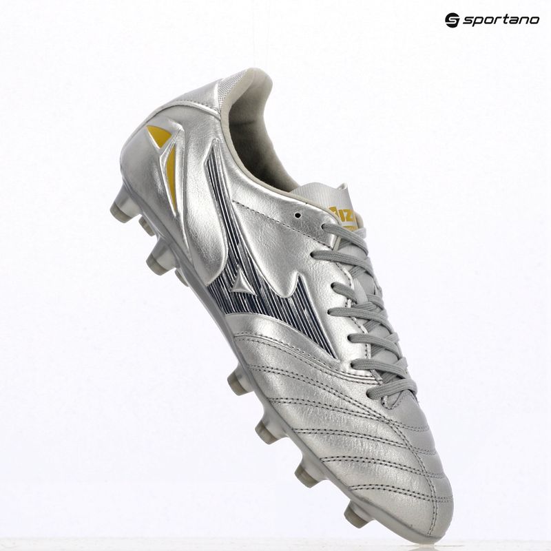 Men's football boots Mizuno Morelia Neo IV Pro Md galaxy silver/8605 c/cool gray 3c 9