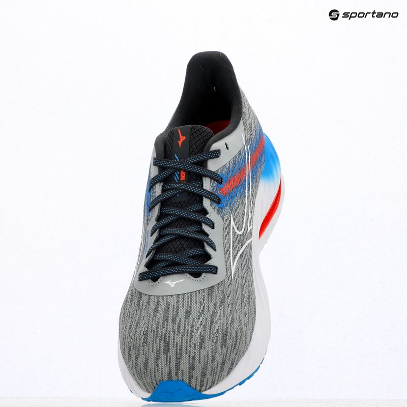 Men's running shoes Mizuno Wave Inspire 21 pearl blue/white/blue pace 10