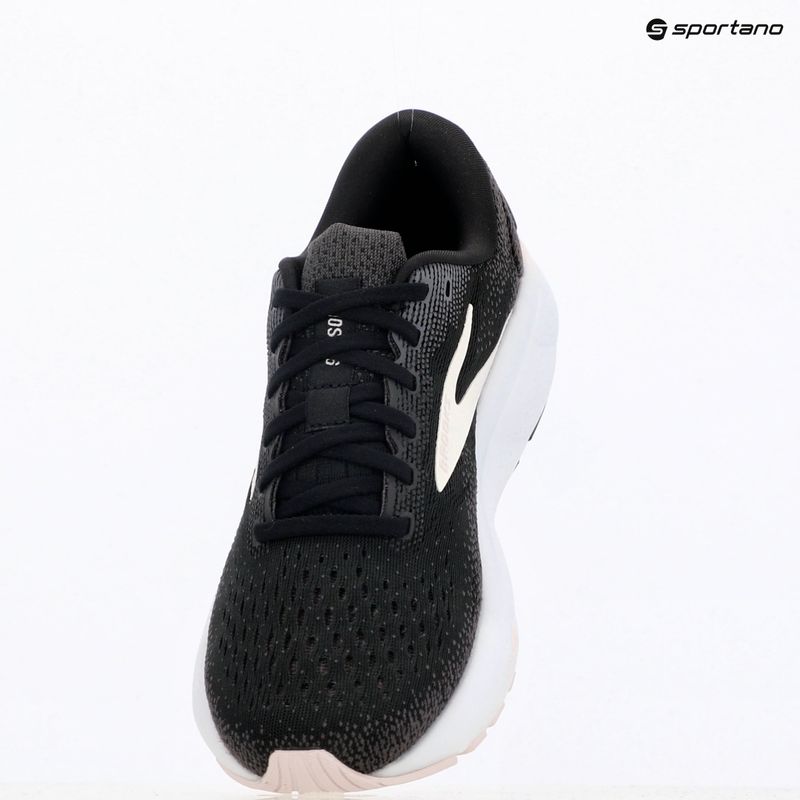 Women's running shoes Brooks Ghost 16 black/white/orchid ice 10
