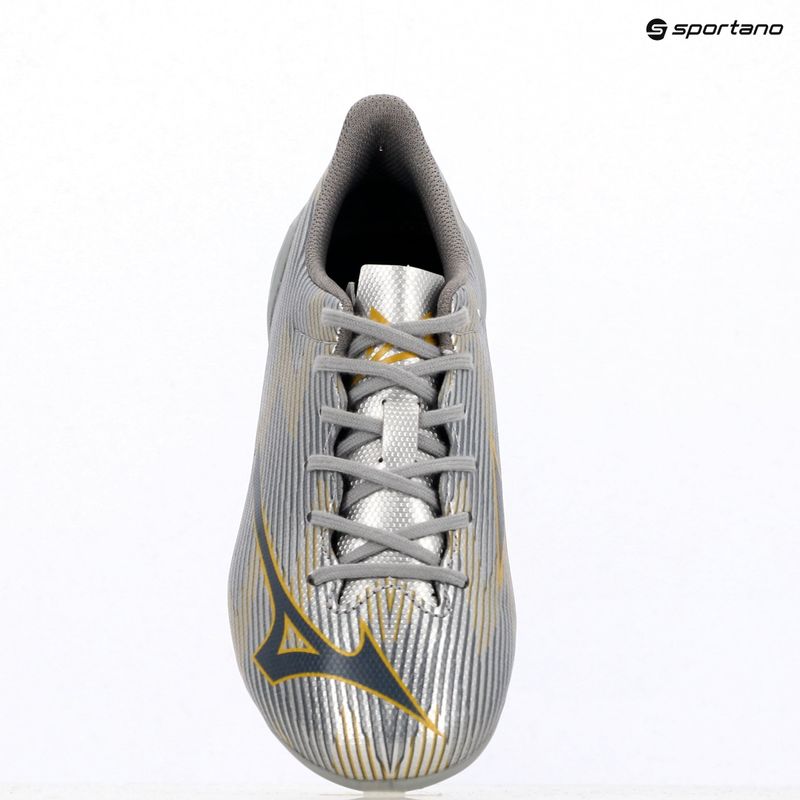 Children's football boots Mizuno α II Select Jr Md galaxy silver/8605 c/gold 9