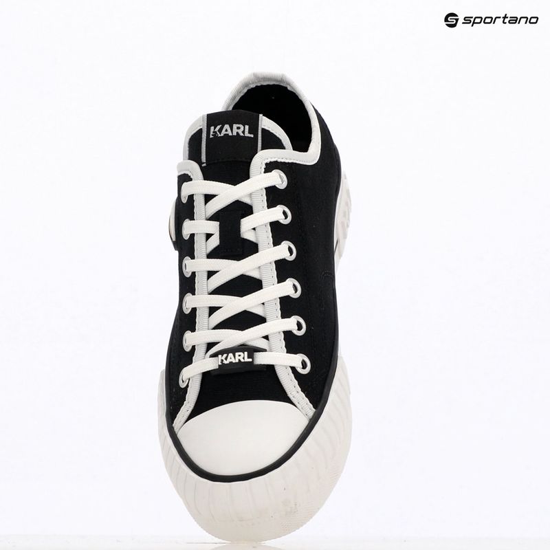 KARL LAGERFELD Kampus Max Nft black canvas women's shoes 9