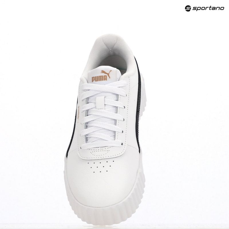 Women's shoes PUMA Carina 3.0 puma white/puma black/puma gold 9