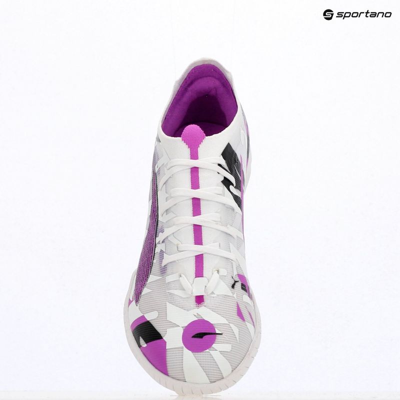 PUMA Ultra 5 Match Forever TT men's football boots puma white/pure magenta/feather gray/puma black 9