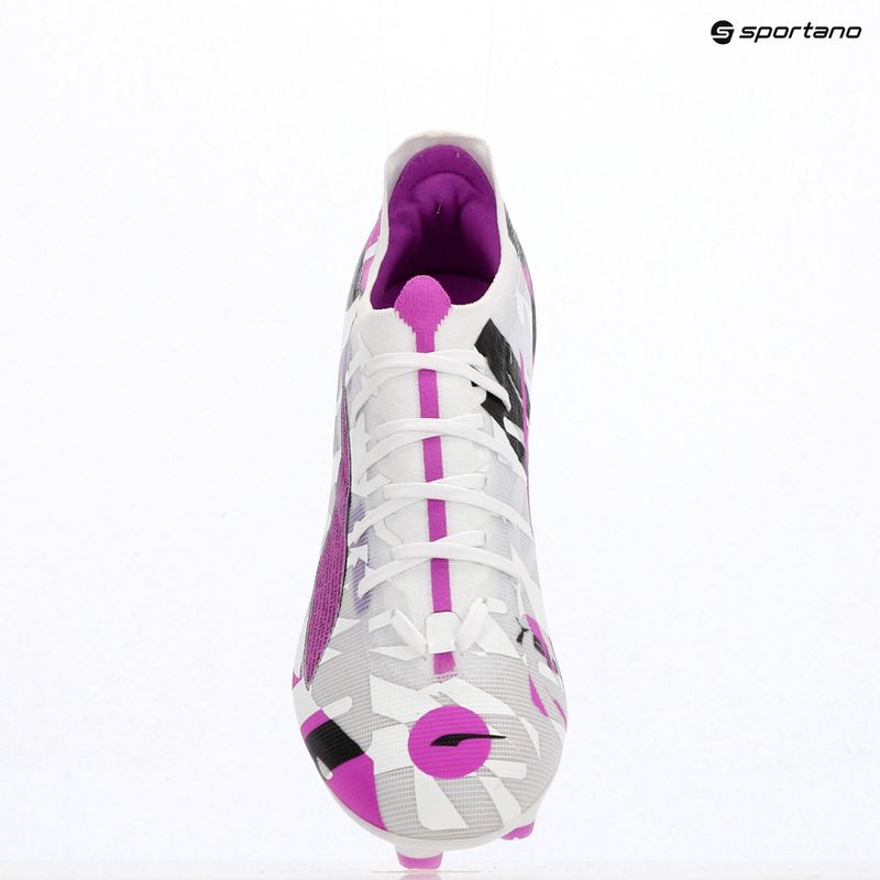 Men's football shoes PUMA Ultra 5 Match Forever FG/AG puma white/pure magenta/feather gray/puma black 9