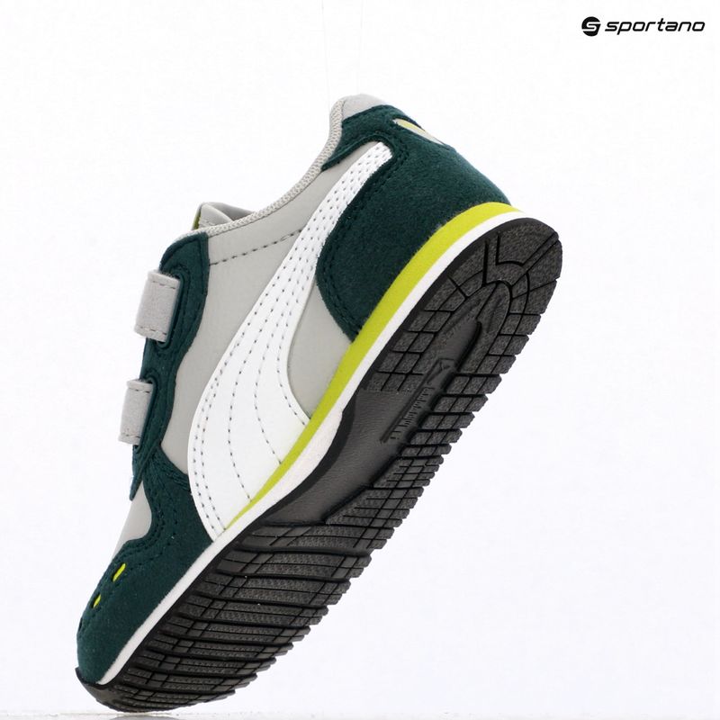 PUMA Cabana Racer SL 20 V Inf children's shoes coollightgray/pumawhite/darkmyrtle/limesmash 9