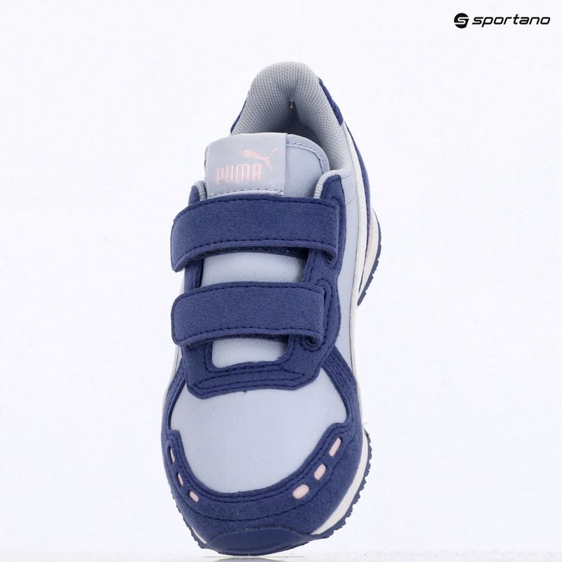 PUMA Cabana Racer SL 20 V PS cool weather/puma white/blue crystal/rose mauve junior shoes 9