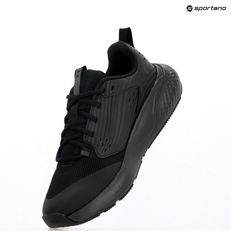 Men's training shoes Under Armour Commit 4 black/ultimate black/castlerock 9