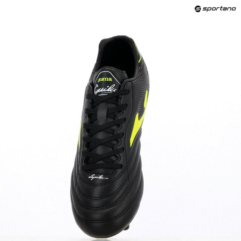 Men's football boots Joma Aguila FG black/yellow 15
