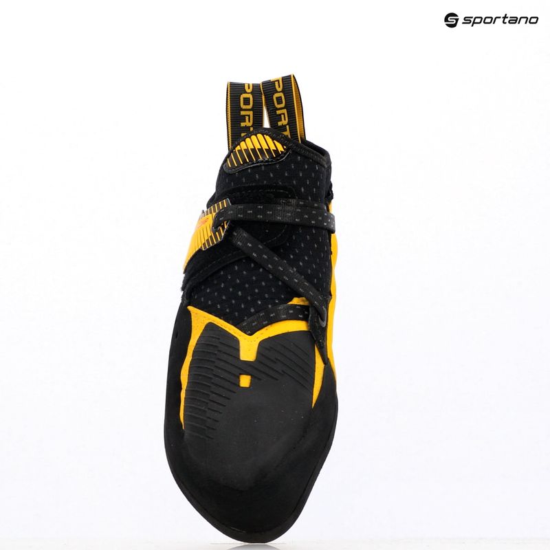 Men's climbing shoe La Sportiva Solution Comp black/ yellow 16