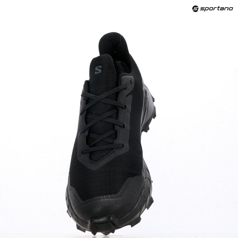 Women's running shoes Salomon Alphacross 5 GTX black/black/ebony 6