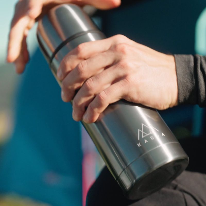 KADVA Vulcan Thermos 1000 ml silver 16