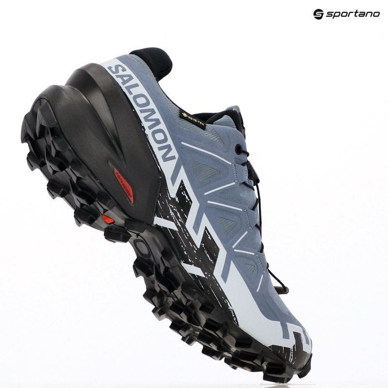 Women's running shoes Salomon Speedcross 6 GTX flint/black/heat 15