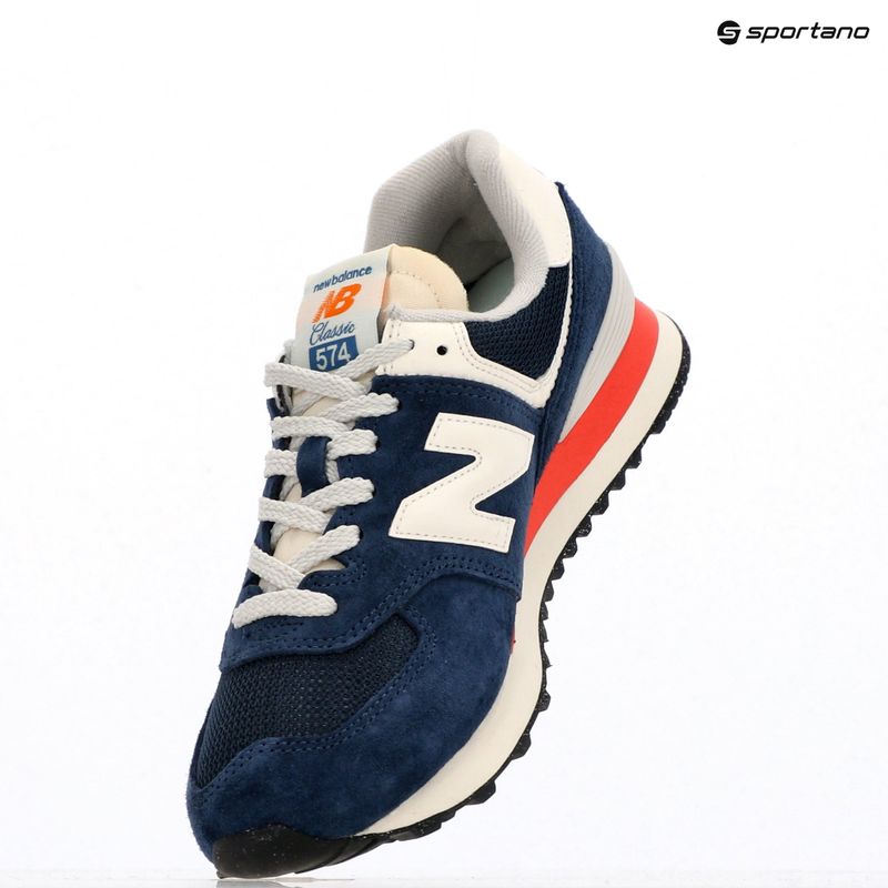 Shoes New Balance 574's V2 blue navy 6