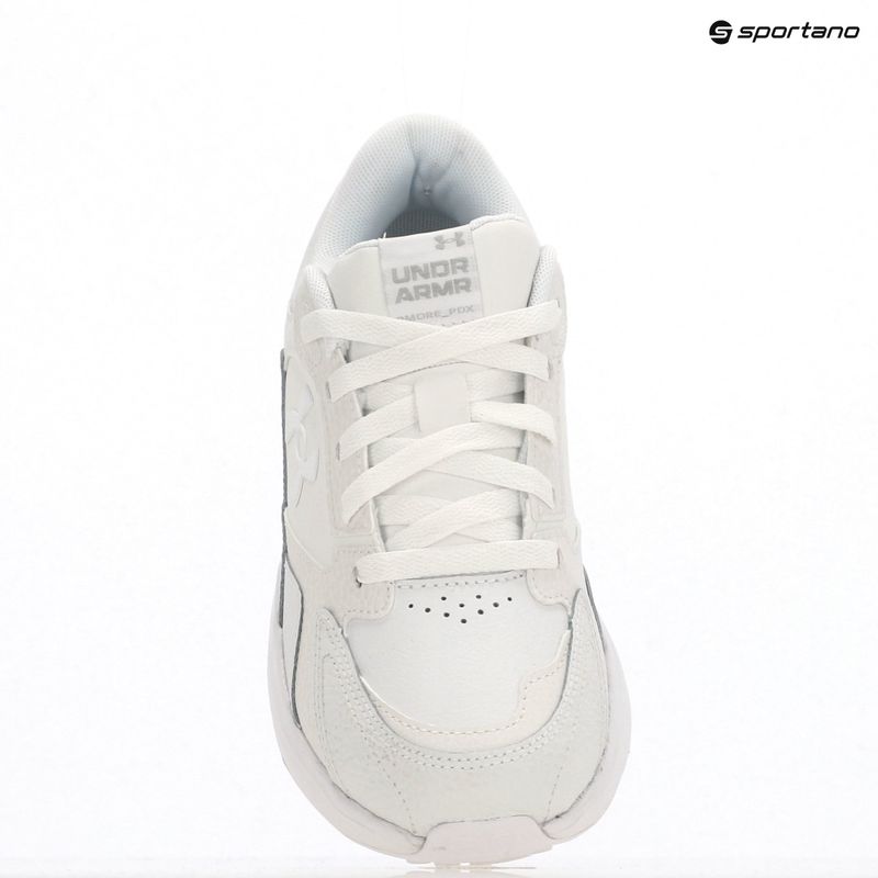 Women's training shoes Under Armour Edge Leather white/white/white 7